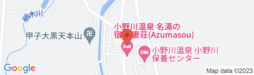 小野川温泉 扇屋旅館の地図