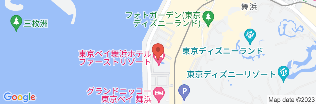 東京ベイ舞浜ホテル ファーストリゾートの地図