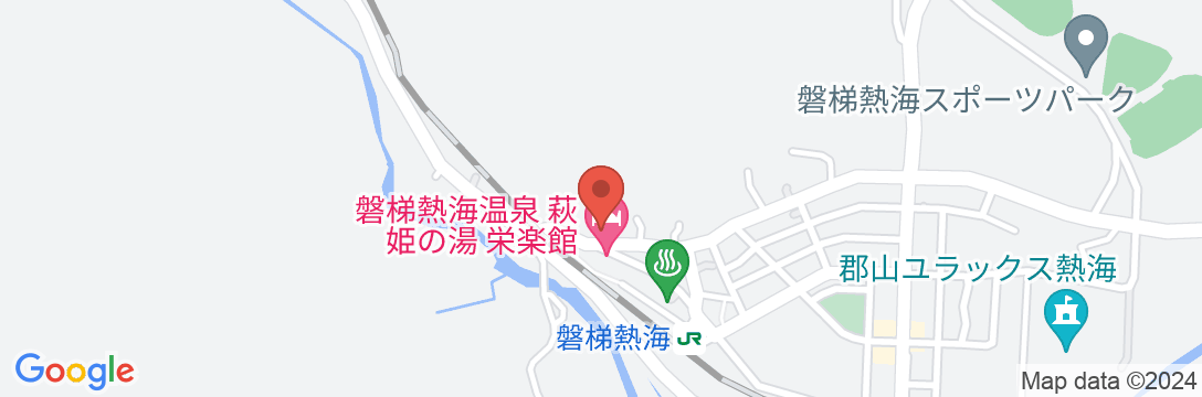 磐梯熱海温泉 四季彩 一力の地図