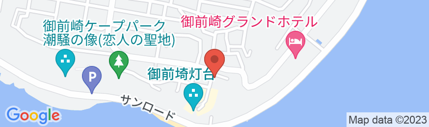 御前崎 民宿 岬<静岡県>の地図
