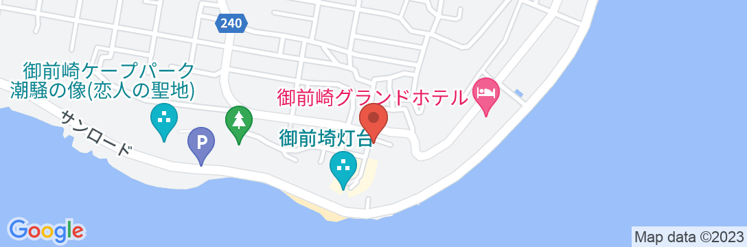 御前崎 民宿 岬<静岡県>の地図