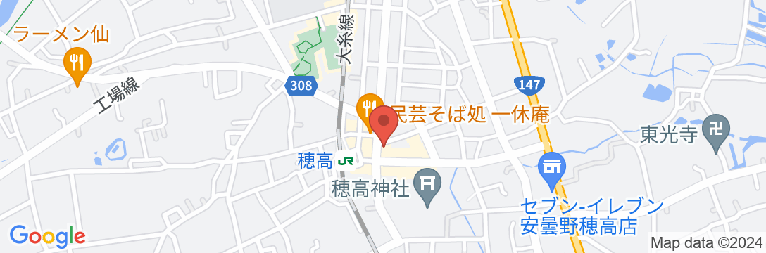 あづみ野パークホテルの地図