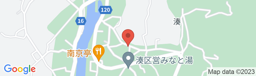 温泉民宿 大坂屋の地図