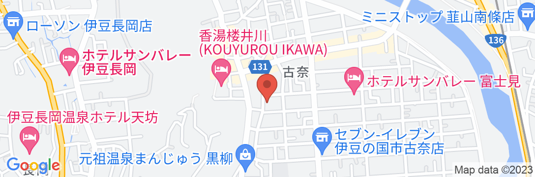 中伊豆 料理宿 正平荘(しょうへいそう)の地図