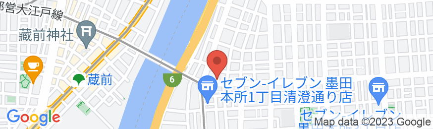 ホテルマイステイズ浅草の地図