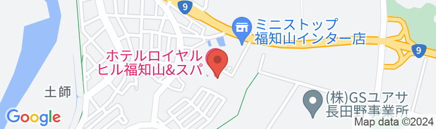 ホテルロイヤルヒル福知山&スパの地図