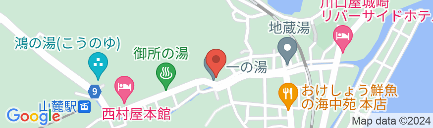 城崎温泉 山本屋の地図