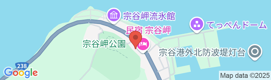 民宿 宗谷岬の地図