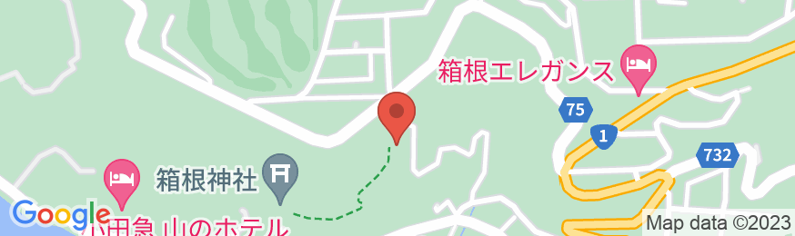 箱根芦ノ湖温泉 和心亭 豊月の地図