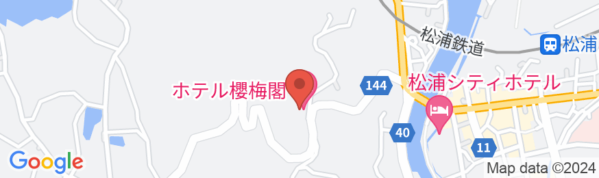 ホテル櫻梅閣の地図