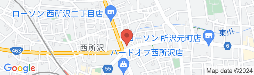 所沢第一ホテルの地図