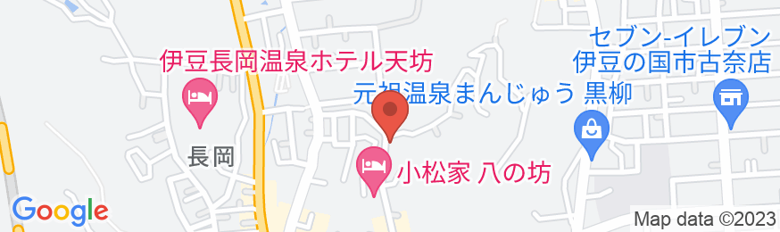 伊豆長岡温泉 実篤の宿 いづみ荘の地図