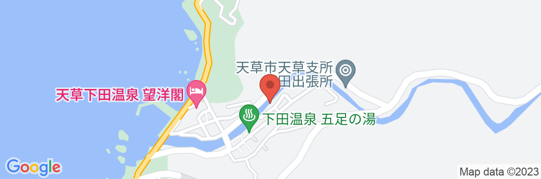 下田温泉 泉屋旅館の地図