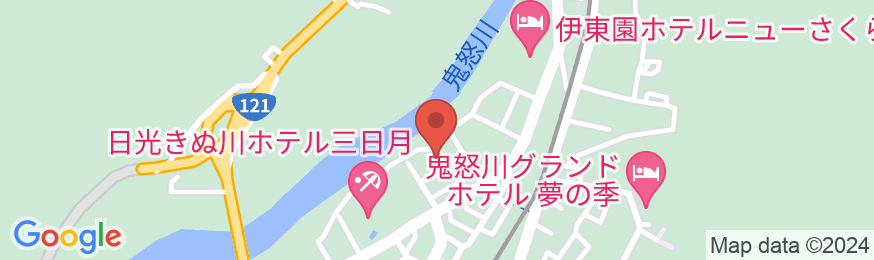鬼怒川金谷ホテルの地図