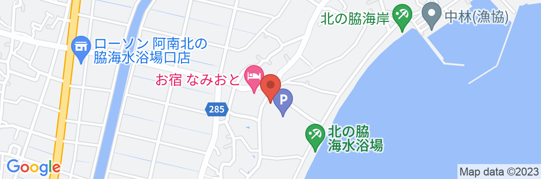 民宿 大浜荘<徳島県>の地図