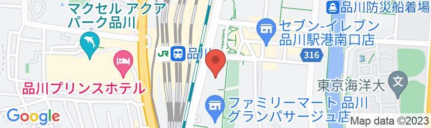 ストリングスホテル東京インターコンチネンタルの地図