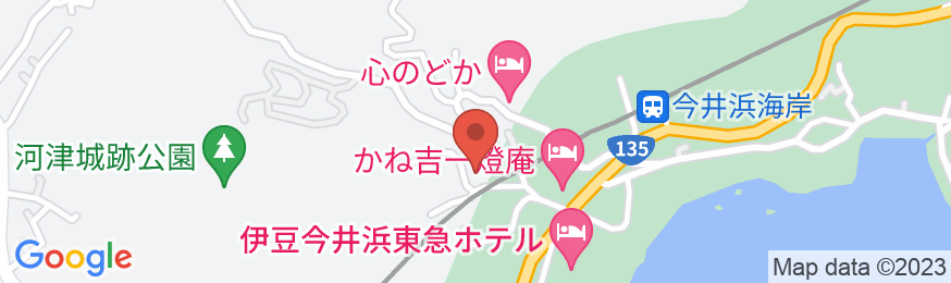 今井浜温泉 晴海荘の地図