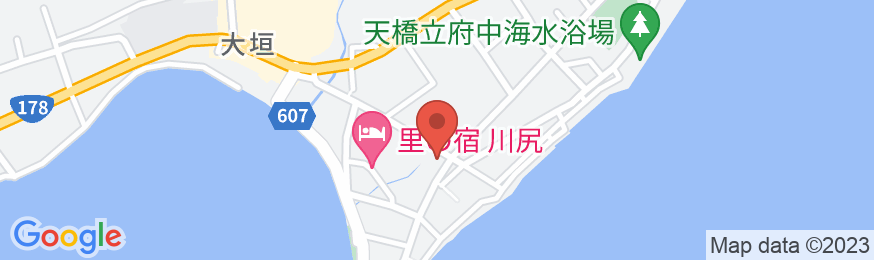 丹後のさかな屋さんが営む民宿 福寿亭の地図