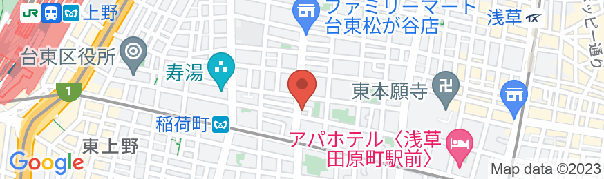 ホテルマイステイズ上野稲荷町の地図