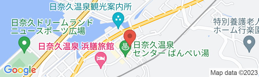 熊本・日奈久温泉 ひらやホテルの地図