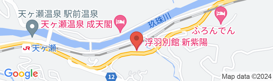 浮羽別館 新紫陽の地図