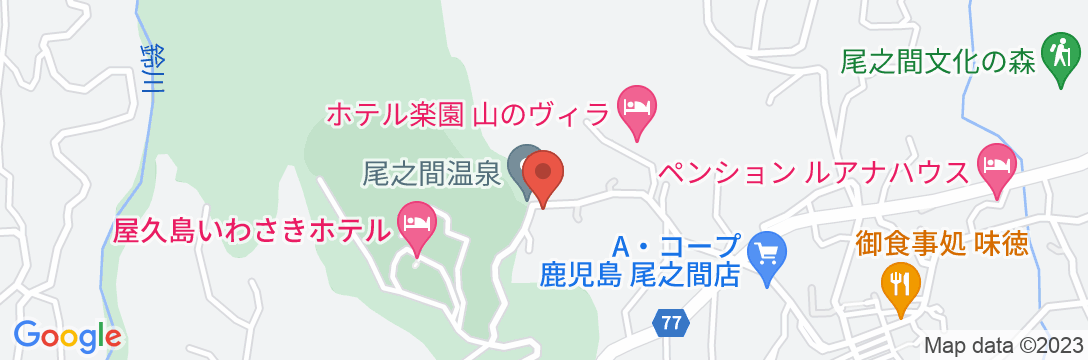 旅荘 屋久島 <屋久島>の地図