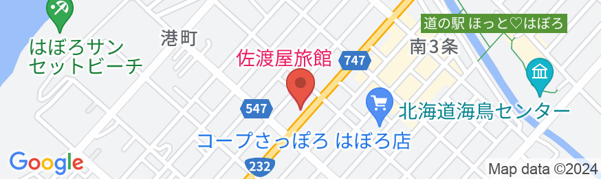 佐渡屋旅館の地図
