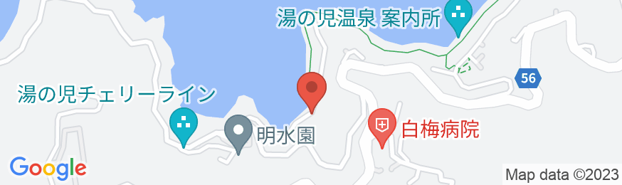 湯の児温泉 魚がうまい宿 齊藤旅館の地図