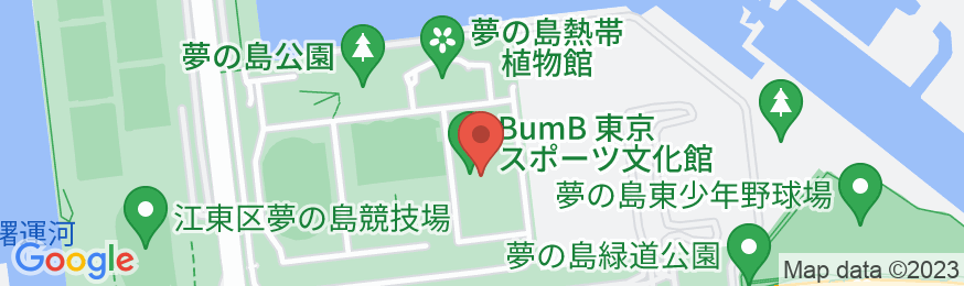 BumB(ぶんぶ)東京スポーツ文化館の地図