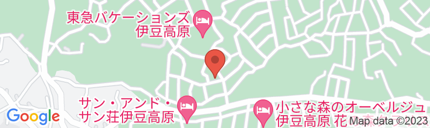 伊豆高原 ペンション・ノエルの地図