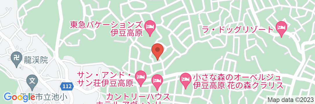 伊豆高原 ペンション・ノエルの地図