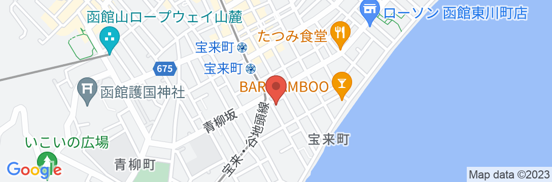民宿旅館 長島の地図