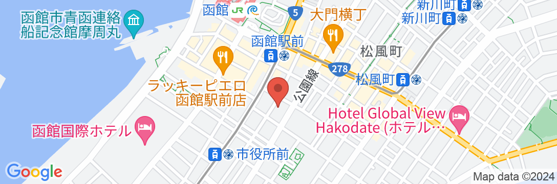 辺見旅館の地図
