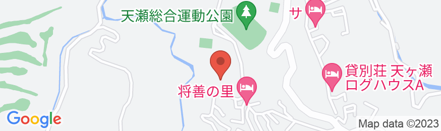 貸別荘 天ヶ瀬ログハウスBの地図