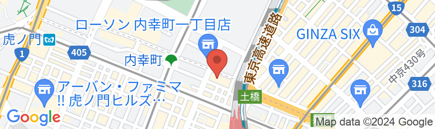 第一ホテル東京の地図