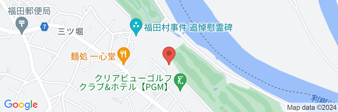 割烹旅館 水明荘の地図