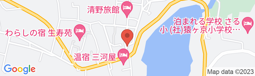 猿ヶ京温泉 仁田屋旅館(にたや)の地図