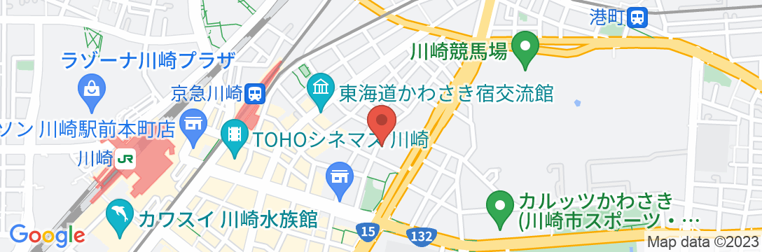 川崎ホテルパークの地図