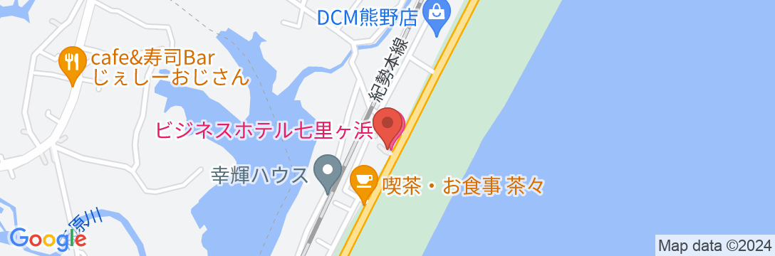 ビジネスホテル七里ヶ浜の地図