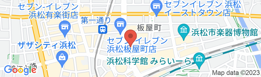 ホテルクラウンパレス浜松の地図