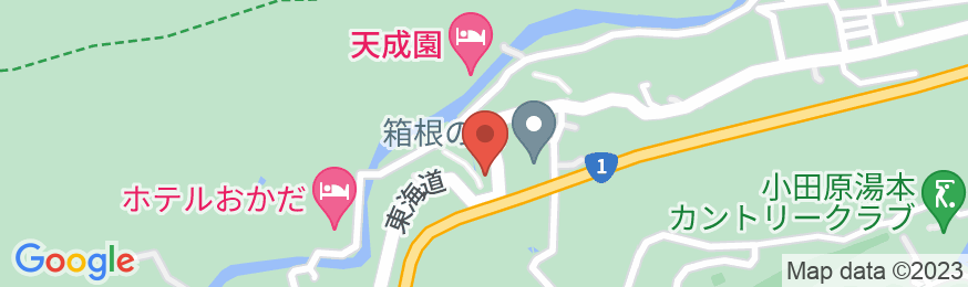 箱根湯本温泉 箱根湯本ホテルの地図
