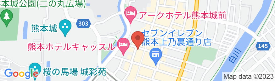 ホテルオークス<熊本県>の地図