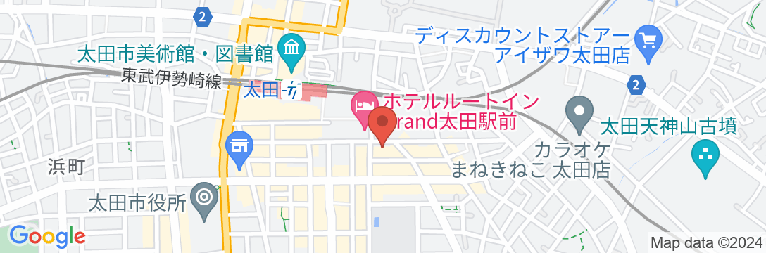 ビジネスホテル 太田インの地図