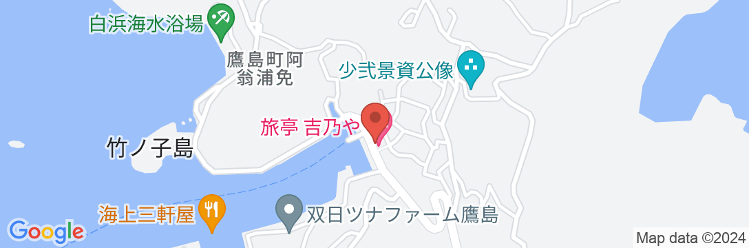 長崎・鷹島 旅亭 吉乃やの地図