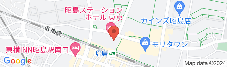 昭島ステーションホテル東京(旧:ホテルS&Sモリタウン)の地図