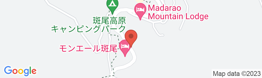 倉本温泉 ホテルシルクイン斑尾の地図