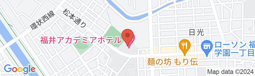 福井アカデミアホテルの地図