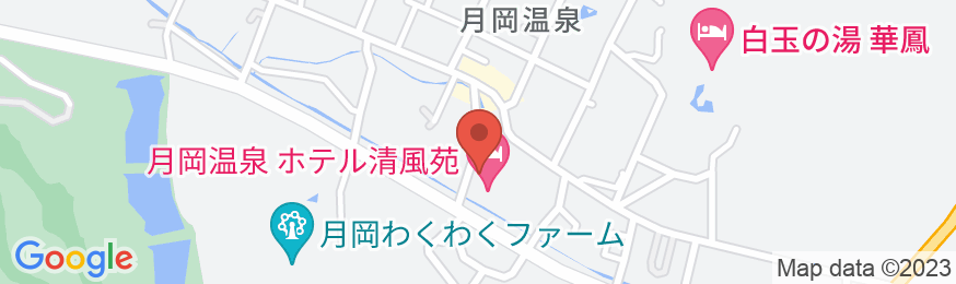 月岡温泉 ホテル清風苑の地図