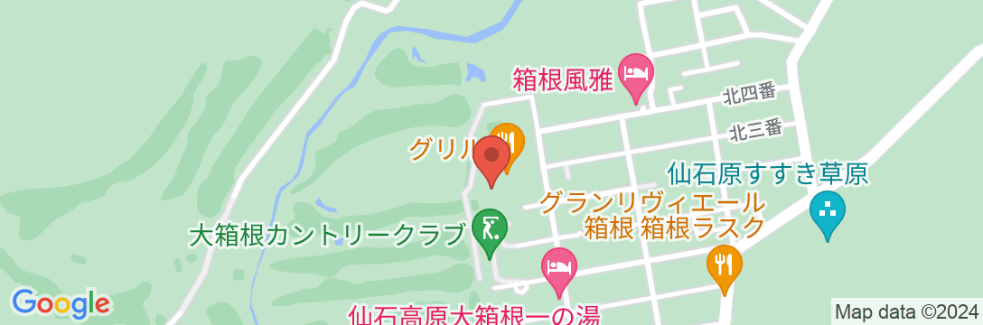 箱根仙石原プリンスホテルの地図