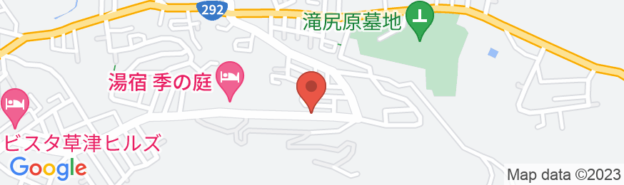 草津温泉 ペンション ベルクラントの地図
